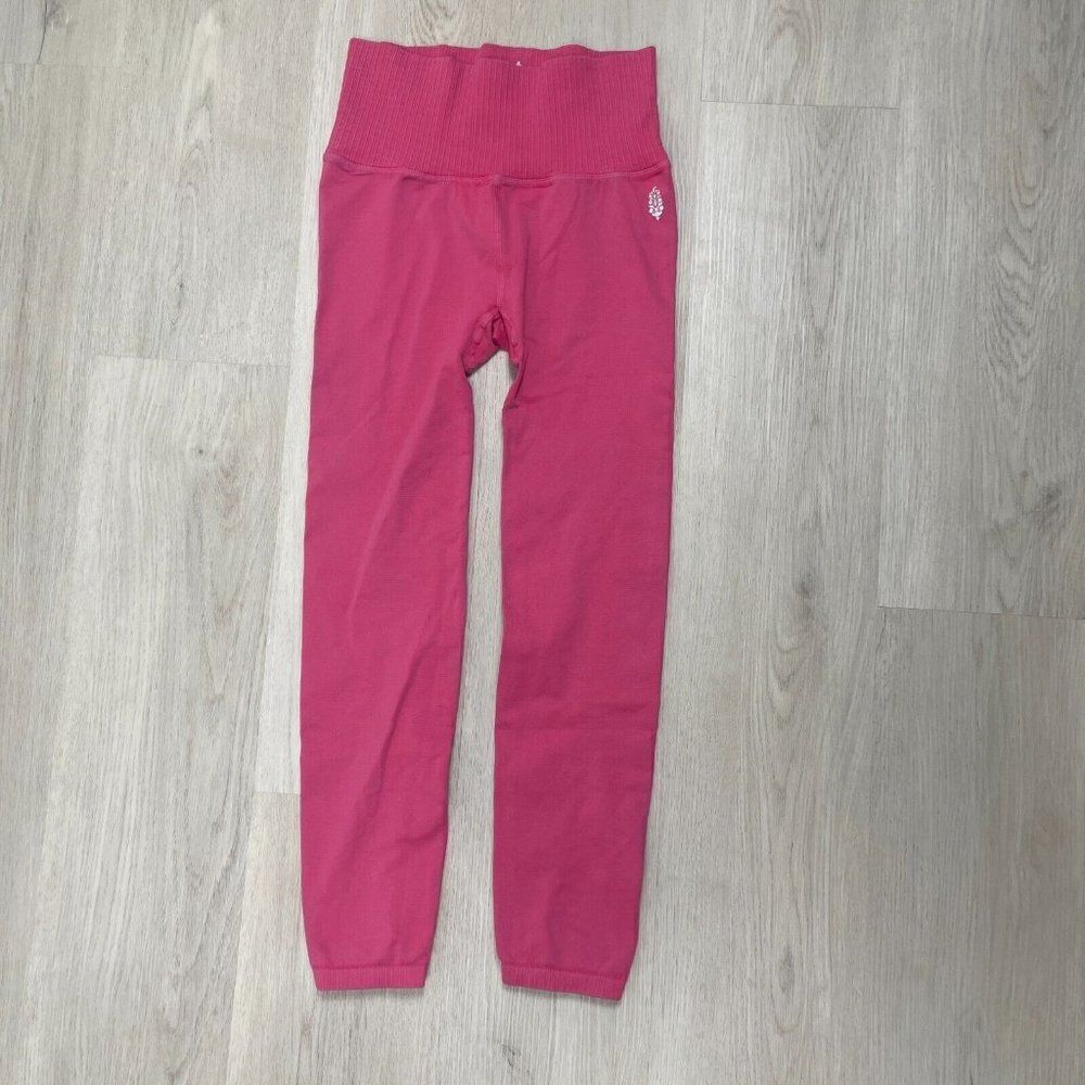 Free People Movement Good Karma Leggings Womens M/L Pink‎  High Waisted